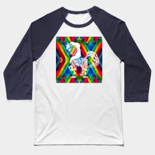 love unicorn ecopop pattern Baseball T-Shirt